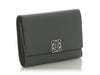 Loewe Asphalt Small Gray Anagram Trifold Wallet