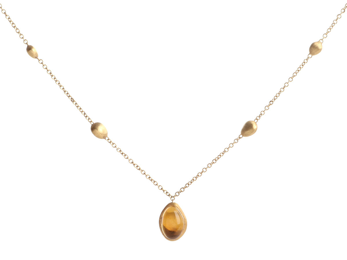 Marco Bicego 18K Yellow Gold Citrine Necklace