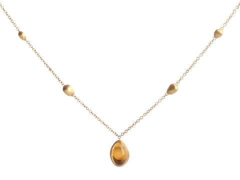 Marco Bicego 18K Yellow Gold Citrine Necklace