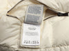 Moncler White Kolima Reversible Faux Fur Jacket
