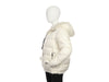 Moncler White Kolima Reversible Faux Fur Jacket