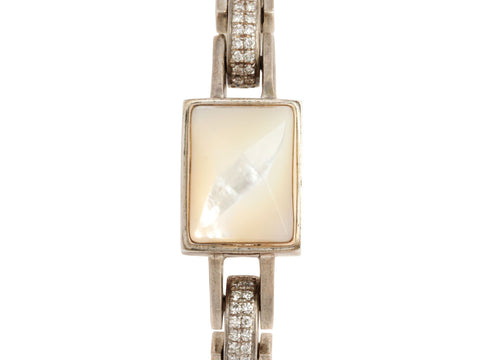 Michael Dawkins Mother of Pearl and Diamond Bracelet