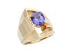 Matthew Hoffman 14K Yellow Gold Tanzanite Ring