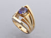 Matthew Hoffman 14K Yellow Gold Tanzanite Ring