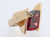 Matthew Hoffman 14K Yellow Gold Rhodolite Garnet Ring