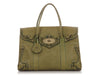 Mulberry Green Tooled Darwin Leather Bayswater Tote