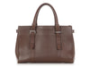 Mulberry Brown Double Zip Bayswater