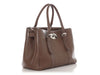 Mulberry Brown Double Zip Bayswater