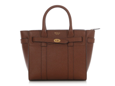 Mulberry Mini Oak Zipped Bayswater