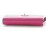 Mulberry Pink Grained Leather Darley Wallet