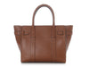 Mullberry Small Oak Grained Leather Zipped Bayswater