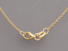 Large 18K Yellow Gold Diamond Spider Pendant Necklace