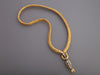 14K Yellow Gold Vintage Snake Necklace