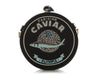 Olympia Le-Tan Black Embroidered Parisian Caviar Clutch