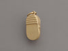 14K Yellow Gold Diamond Baby Shoe Charm