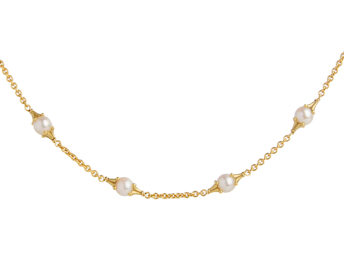 Paul Morelli 18K Yellow Gold Pearl Necklace