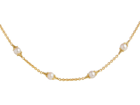 Paul Morelli 18K Yellow Gold Pearl Necklace