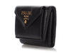 Prada Mini Black Vitello Leather Wallet