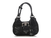 Prada Black Nappa Soft Padded Re-Edition 2002 Moon Bag