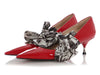 Prada Red Patent and Silk Bow Pumps