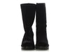 Prada Black Suede Shearling Boots