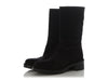 Prada Black Suede Shearling Boots
