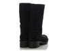 Prada Black Suede Shearling Boots