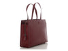 Prada Dark Red Leather Tote