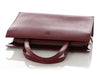 Prada Dark Red Leather Tote