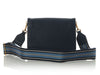 Prada Navy Daino Leather Shoulder Bag