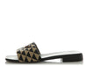 Prada Jacquard Triangle Logo Slides
