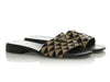 Prada Jacquard Triangle Logo Slides