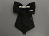 Prada Black Studded Bow Barrette