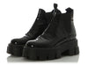Prada Black Patent Chelsea Boots