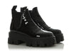 Prada Black Patent Chelsea Boots