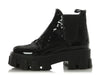 Prada Black Patent Chelsea Boots