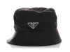 Prada Black Silk Bucket Hat