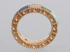 Roberto Coin 18K Rose Gold Mosaic Mixed Stones Band Ring