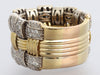 Roberto Coin Two-Tone 18K Gold Diamond Appassionata Band Ring