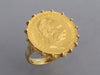 18K Yellow Gold Austrian Ducat Coin Ring
