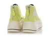 R13 Neon Yellow Kurt Platform Sneakers