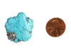 Stephen Dweck Turquoise Signed OAK Clip Earrings