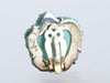 Stephen Dweck Turquoise Signed OAK Clip Earrings
