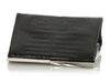 Ferragamo Black Alligator Frame Clutch