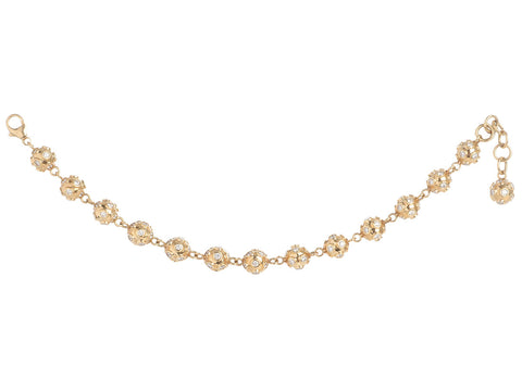 Syna 18K Yellow Gold Diamond Cosmic Disco Ball Bracelet