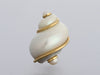 Seaman Schepps 18K Yellow Gold Turbo Shell Clip Earrings