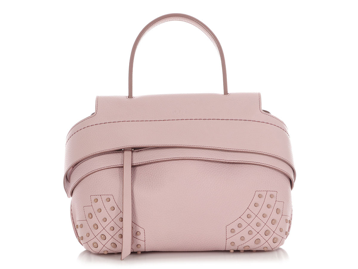 Tod
s Pink Wave Shoulder Bag