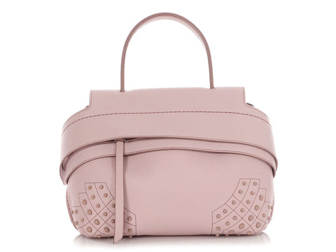 Tod's Pink Wave Shoulder Bag