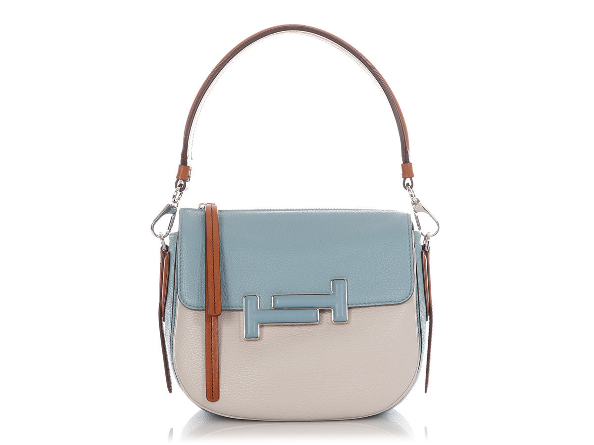 Tod
s Tri-Color Double T Shoulder Bag
