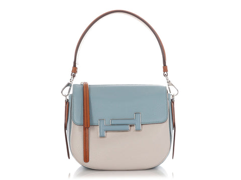 Tod's Tri-Color Double T Shoulder Bag